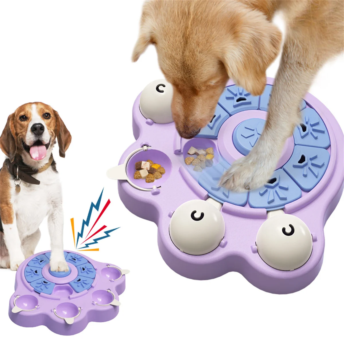 

Dog Toys Advance Complicated for Smart Dogs Interactive Puppy Toy Brain Mental Stimulation Game Boredom Enrichment Treat Feeding