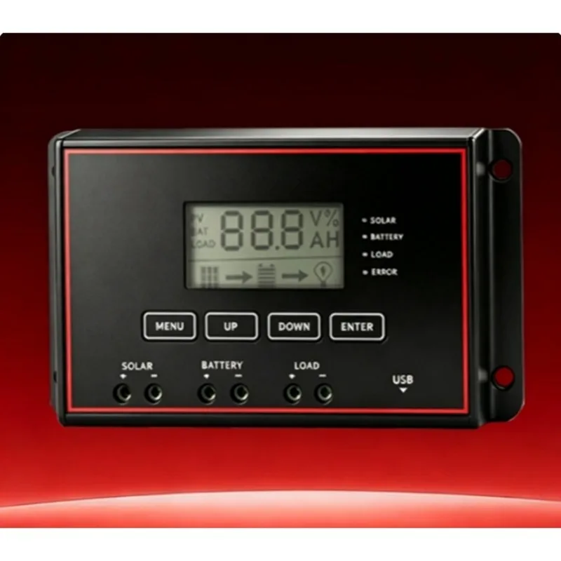 IALJ-For Lithium And Lead-Acid Battery Support- 30A Solar Charge Controller(12V/24V) For PV Panels-Discharge& Charge Management