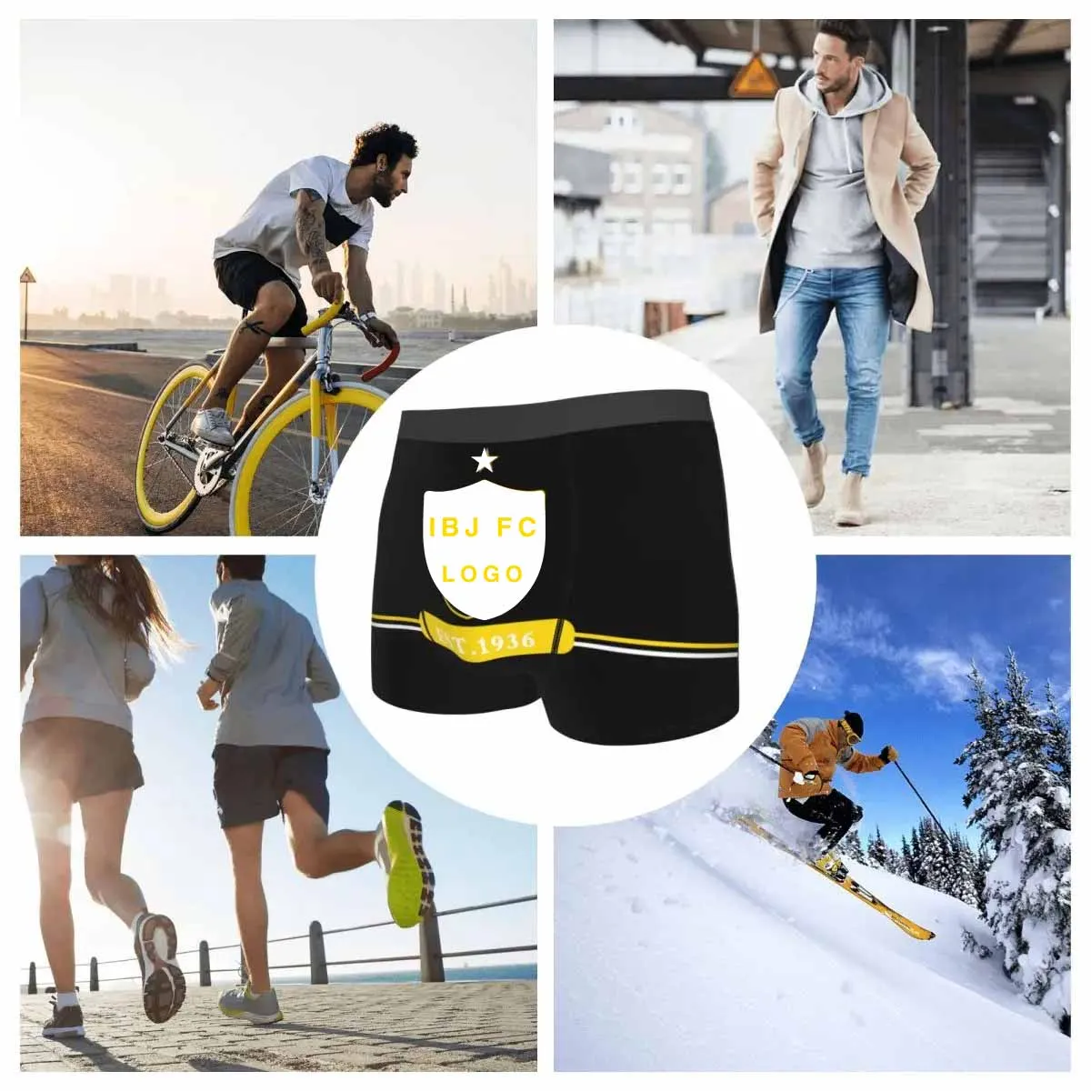 Israel Beitar Jerusalem Fc Boxer cotton breathable underwear personalized boys' boxer briefs for teenagers - Image 5