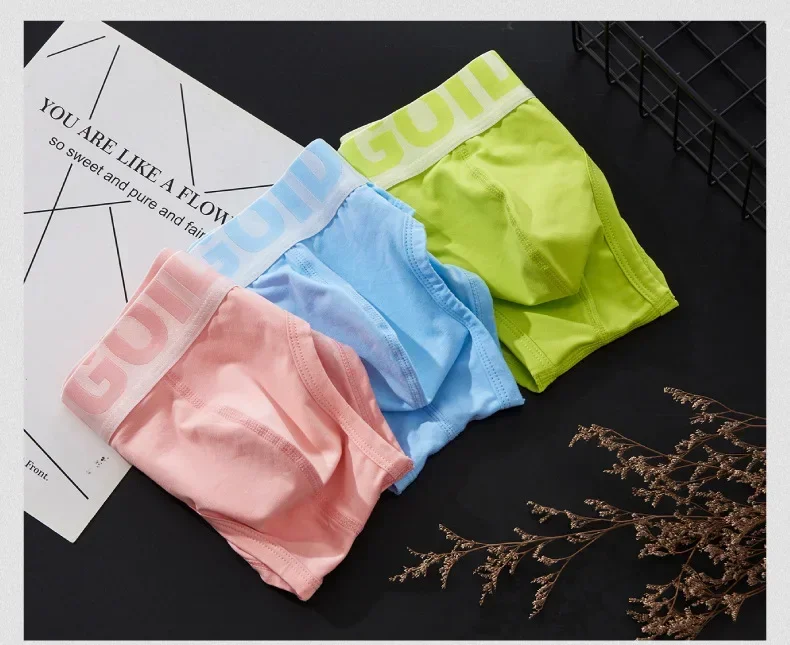Homens sexy bolsa de protuberante biquíni de cintura baixa, calcinha esportiva respirável, calcinha elástica confortável, algodão breve, pele