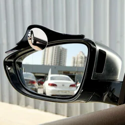 Universal 360 Degrees Parking Auxiliary Mirror Shield Car Side Mirrors Protector Blind Spot Mirror Visor Rain Shield Accessories