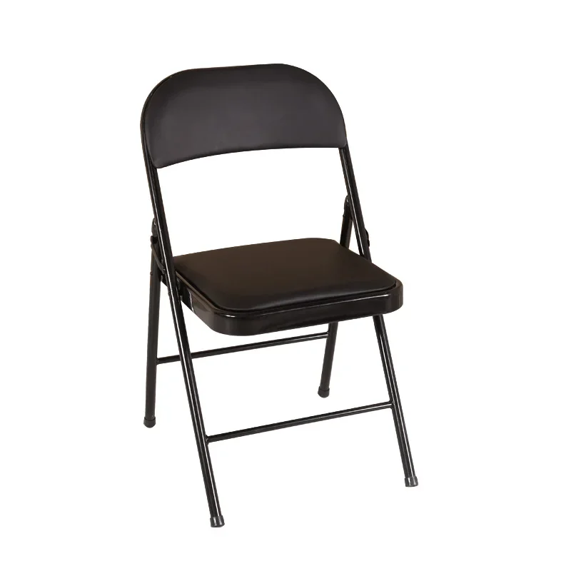 Compact Foldable Multi-Purpose Chair with Backrest for Home Office Meeting Computer Dining Bedroom Space Saving