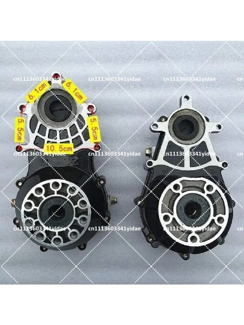 5-hole 16-tooth 18-tooth Split Motor Differential Assembly with High and Low Gearboxes for Electric Tricycles