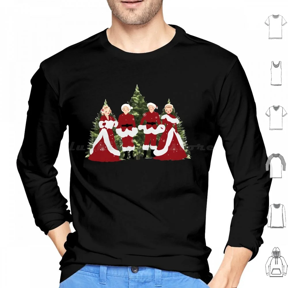 Christmas White Movie Hoodies Long Sleeve White Christmas White Christmas Movie Haynes Sisters Wallace And Davis Bing