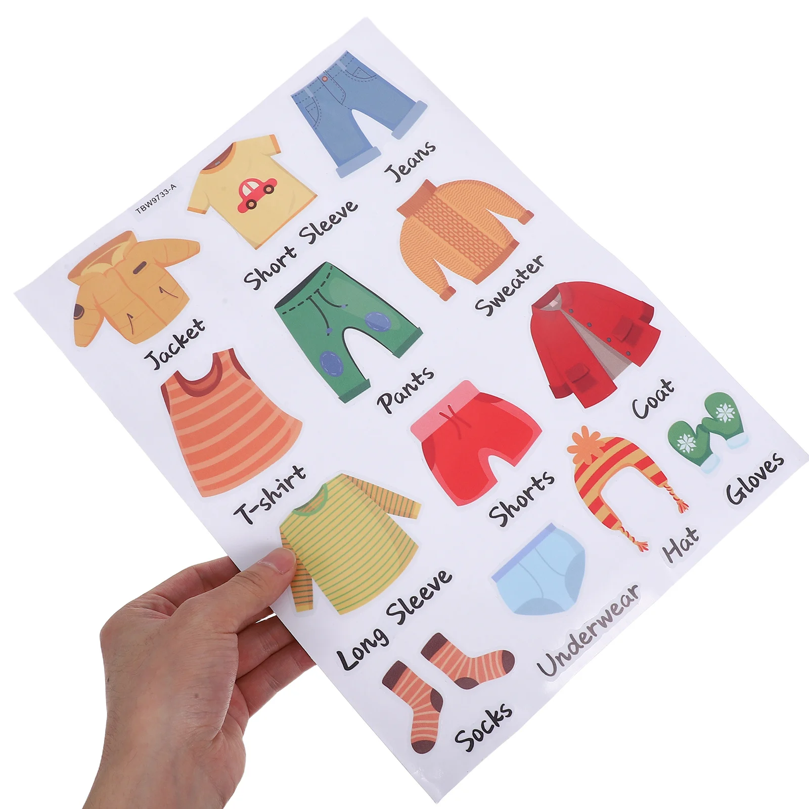 

1 set Clothes Classification Labels For Pvc Clothing Stickers Name Stamp Wardrobe Closet Organizer Dresser Decals