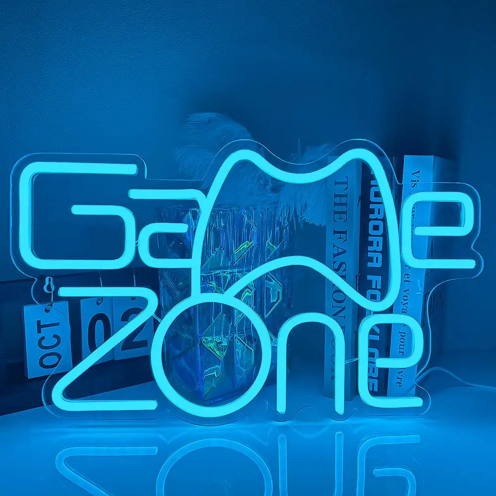 

Game Zone Neon Sign,Gamer Neon Light for Game Room Decor,Gaming Neon Light Signs Gift for Teen Boys Room Decor