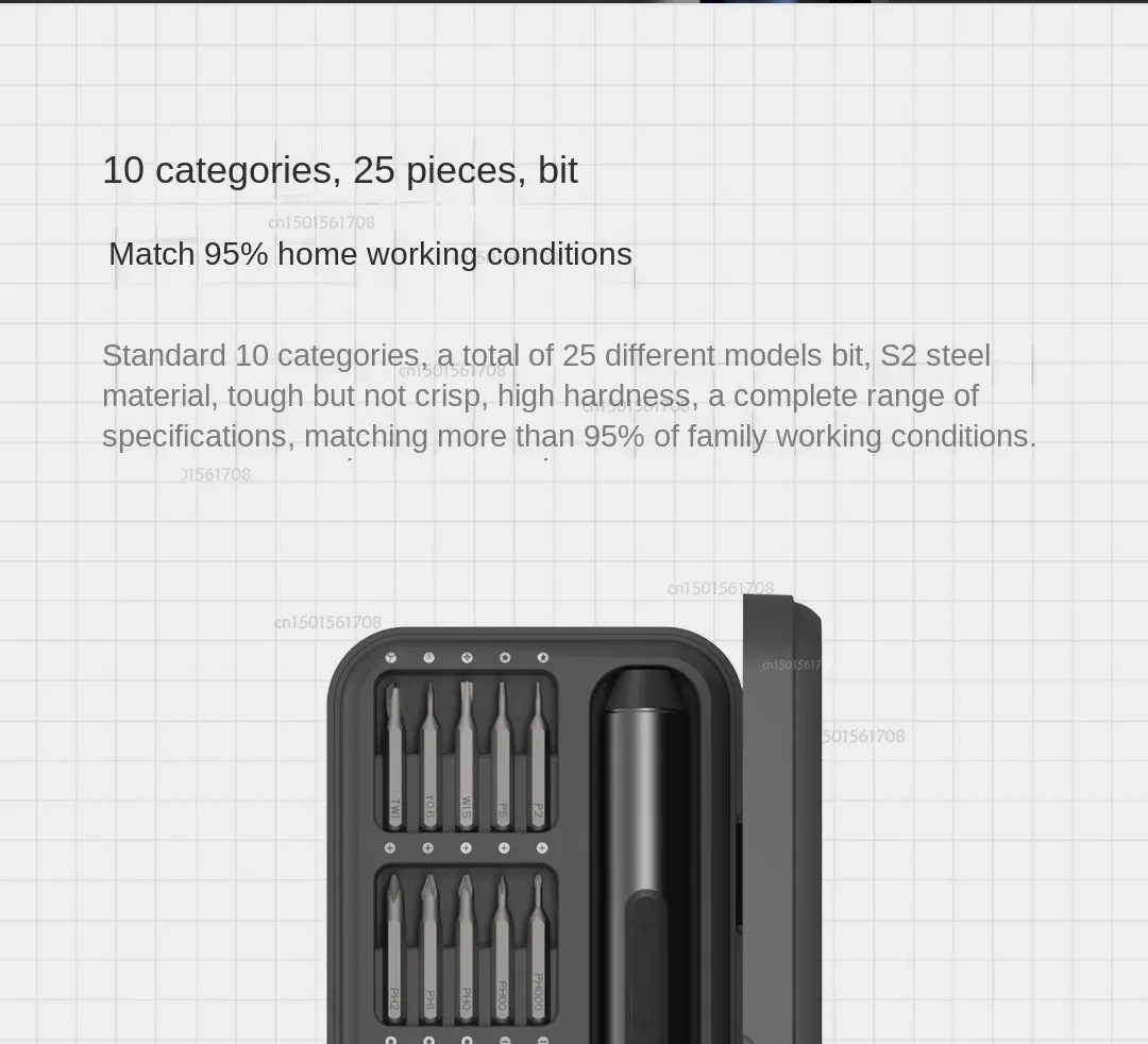 Duke Electric Finishing Screwdriver Set Multifunctional Handheld portable home repair dismantling tool