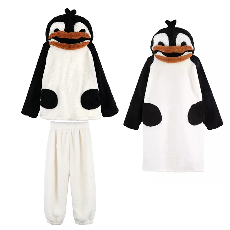 

Soft Unisex Family Toddler Enfant Penguins Fancy Dress Pajamas Penguin Costume For Enfants Adult Animal Halloween Cosplay Outfit