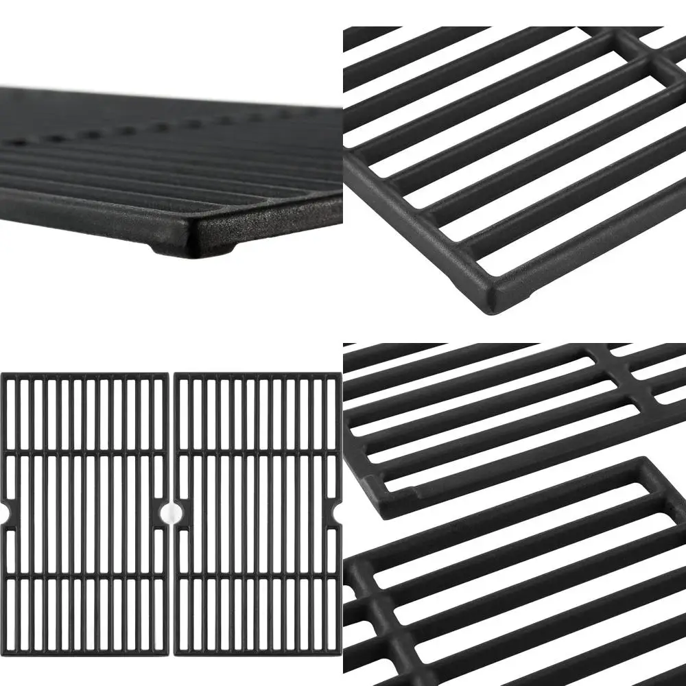 

Cast Iron Cooking Grates - 2 Piece Replacement Set for Grills