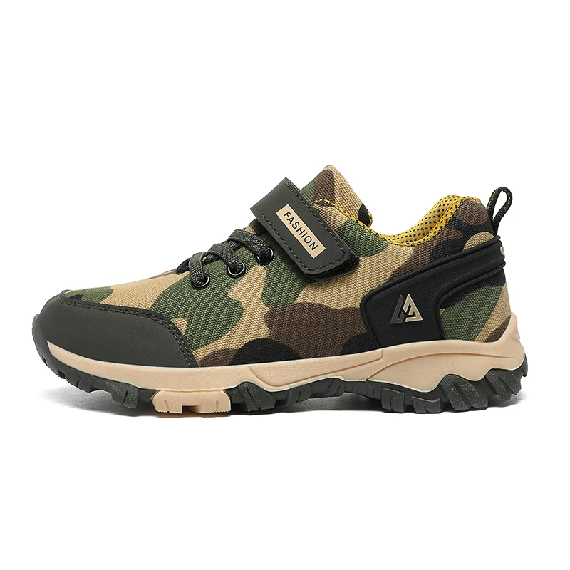 Children Camouflage Shoes Boys Casual Outdoor Anti-slip Sneakers Student Kids Footwear Teenager Summer Winter Man Hiking Casual