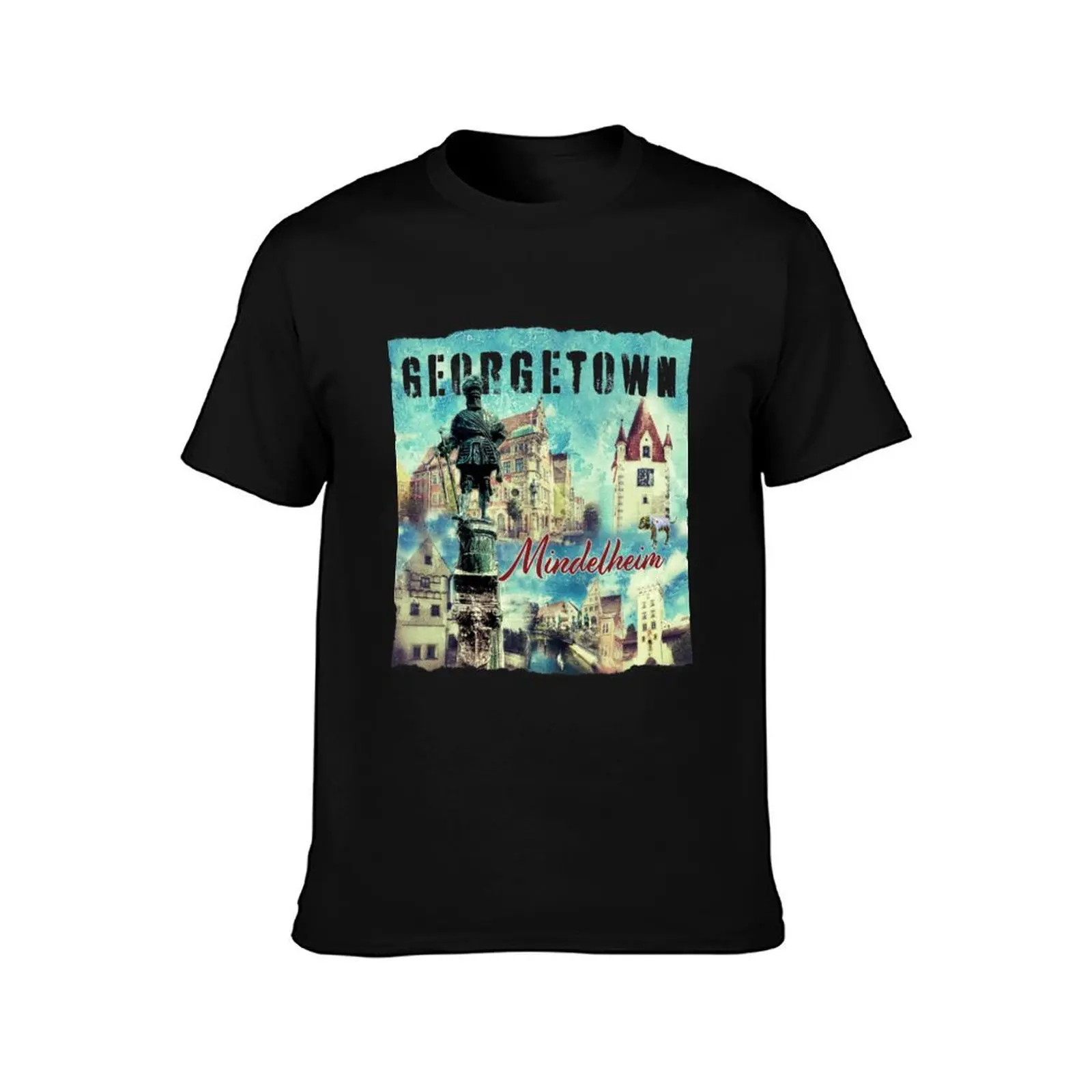 Georgetown Mindelheim T-Shirt Modern Style Print T-Shirt