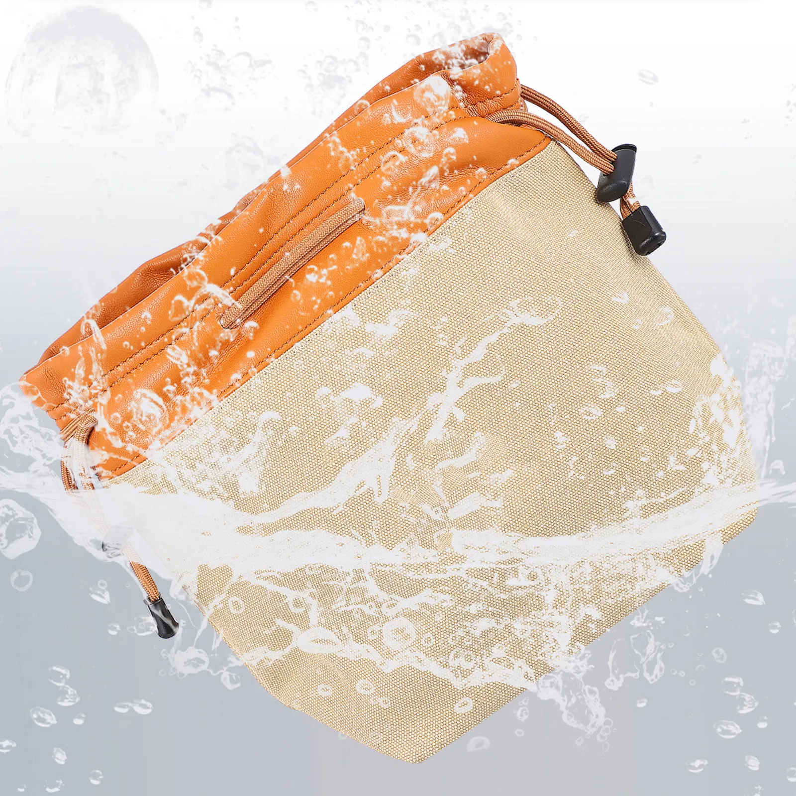 Portable Camera Bag Canvas Travel Carrying Case for Dslr Mirrorless Camera Lens Battery Charger Accessories Drawstring Handbag