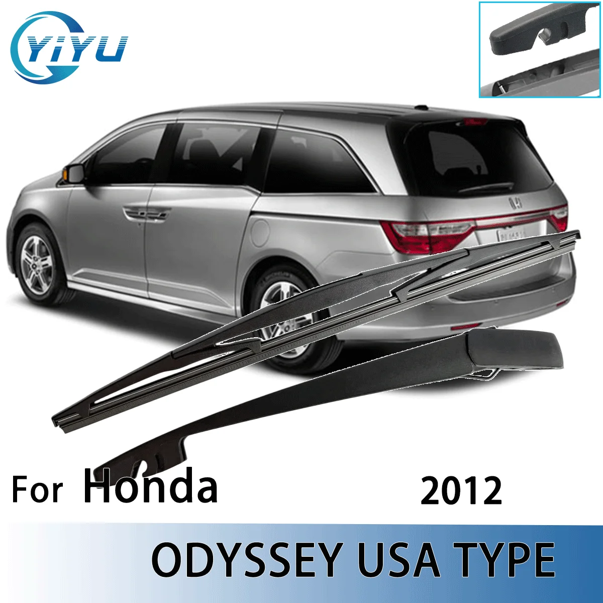 1/2 Stück Heckscheibenwischerblatt Wischerarm-Set für Honda ODYSSEY USA TYP 2012, Windschutzscheibenwischer, Bürsten