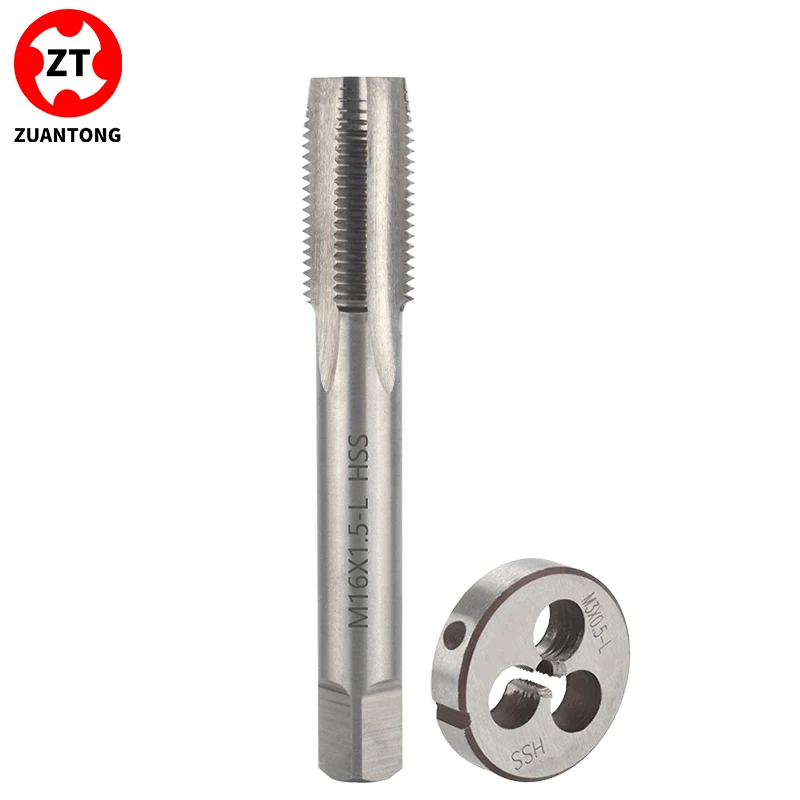

Набор метрических/американских метчиков и плашек ZUANTONG 1SET M3-M20 UNF9/16 (левосторонняя резьба), HSS, для нарезания и ремонта резьбы на станках