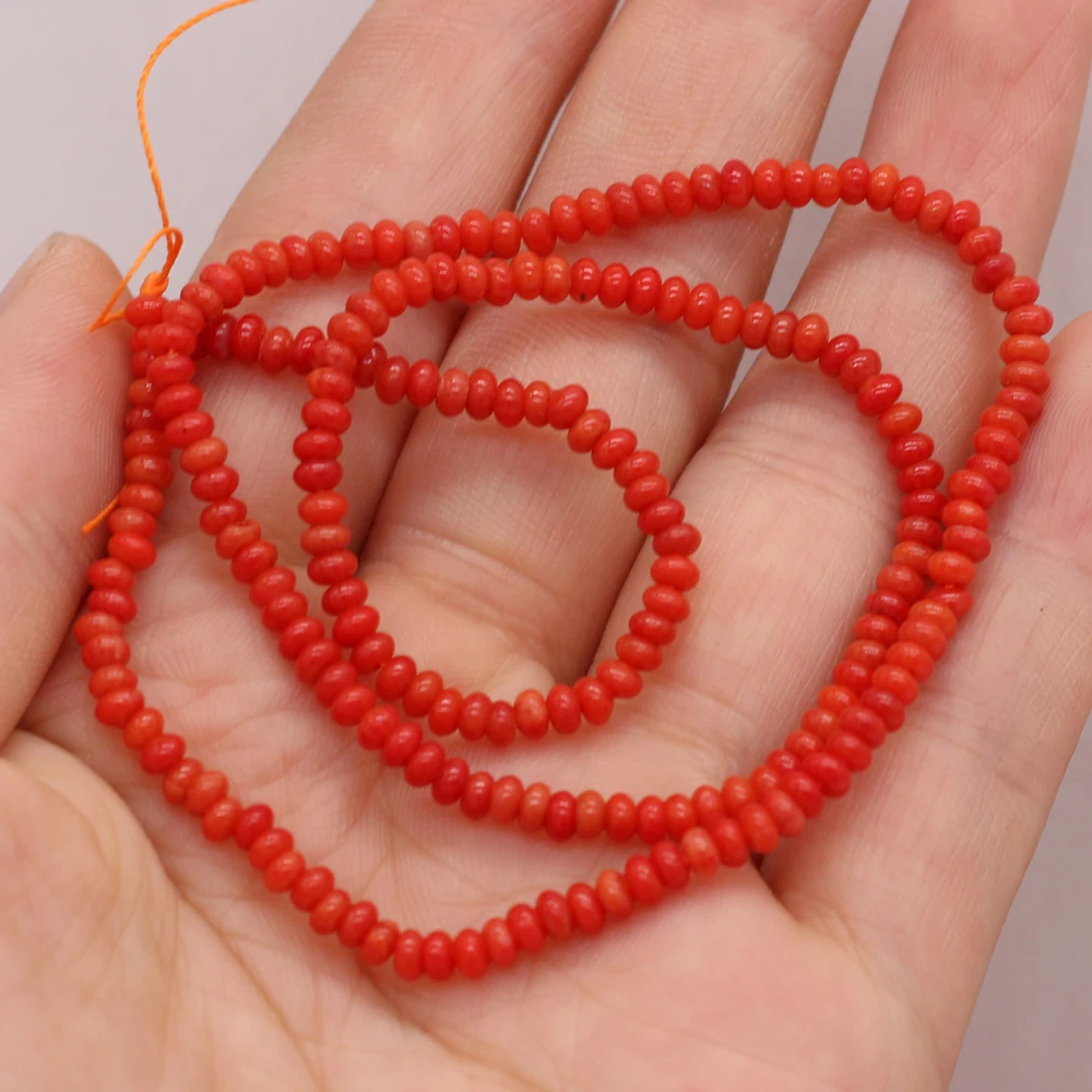 Natural Coral Beads Geometry Shape Spaced Isolated Loose Beaded for Jewelry Making DIY Personality Bracelet Necklace Accessories