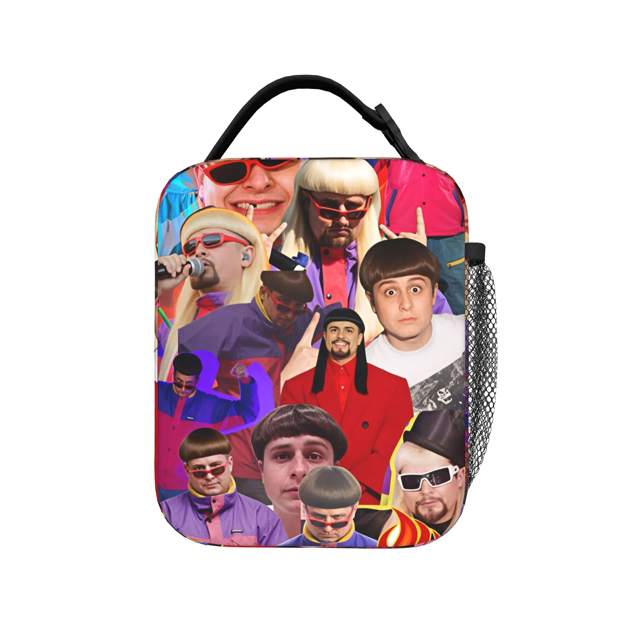 Oliver Tree Collage Poster Lunch Bag For Girls Lunch Box Funny Travel Cooler Bag Portable Insulated Oxford Tote Food Bags