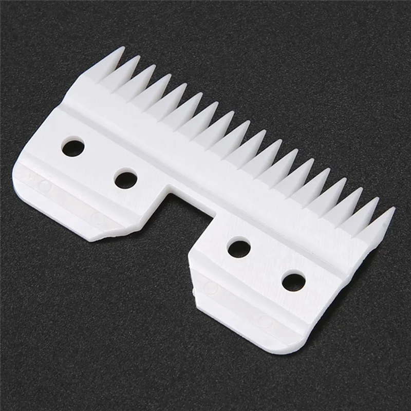 Y21A 12Pcs Replaceable Ceramic 18 Teeth Pet Ceramic Clipper Cutting Blade for Oster A5 Series