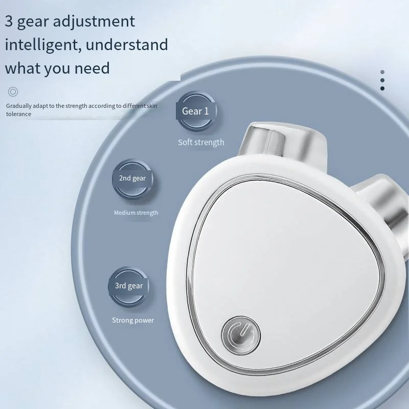เครื่องนวดหน้าลูกกลิ้งยกกระชับใบหน้าไฟฟ้าแบบพกพา EMS microcurrent Sonic vibration ยกกระชับผิวเครื่องนวดนวดกระชับ