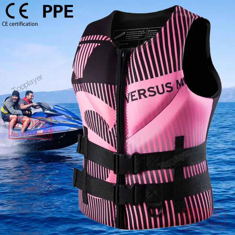 Life Vest Adults Surf Vest Kayak Wakeboard Motorboats Raft Rescue Boat Jet Ski Water Sports Swimming Drifting Rescue Neoprene