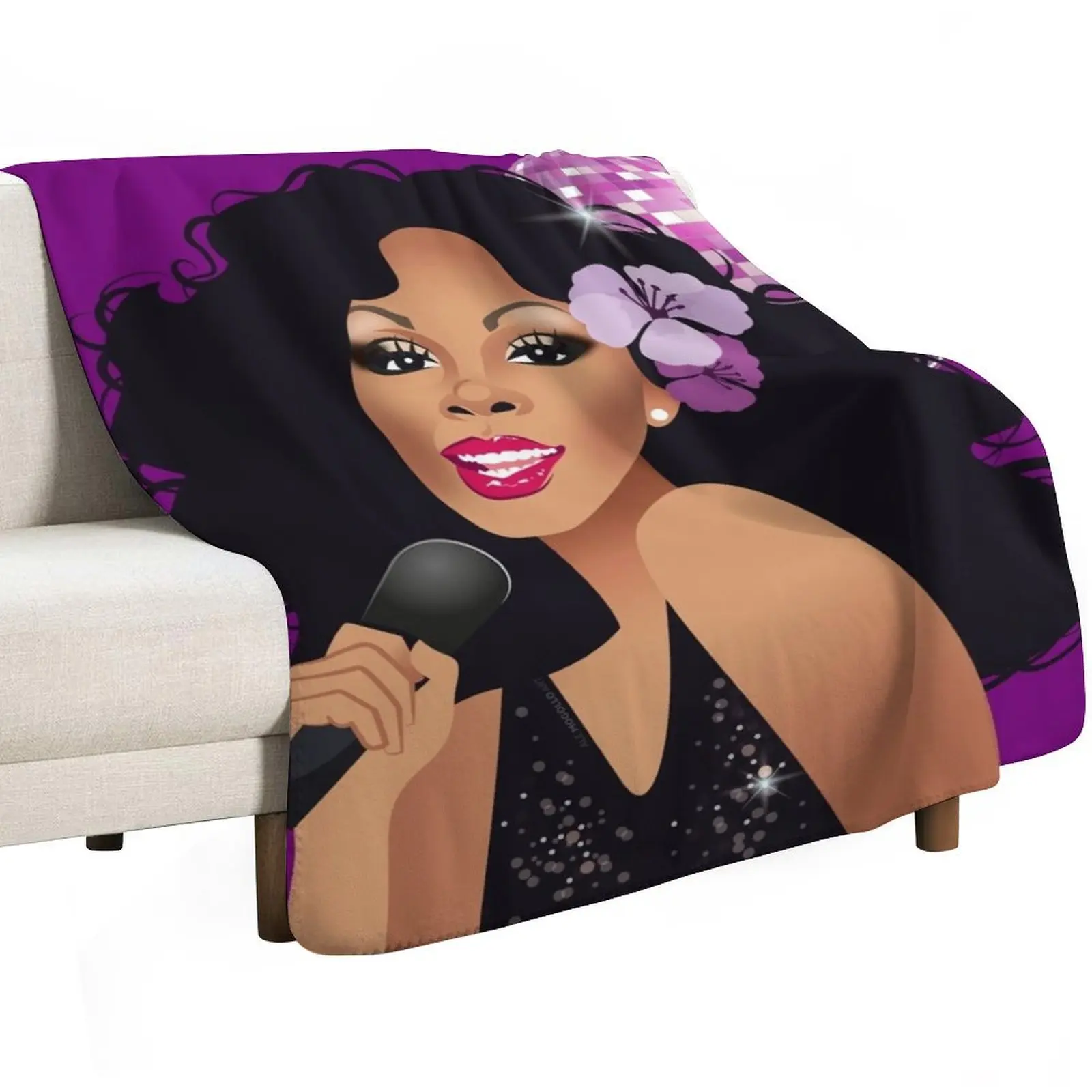 Disco Queen Throw Blanket wednesday Sofa Quilt Plaid Sofa Extra Large Throw Camping Blankets
