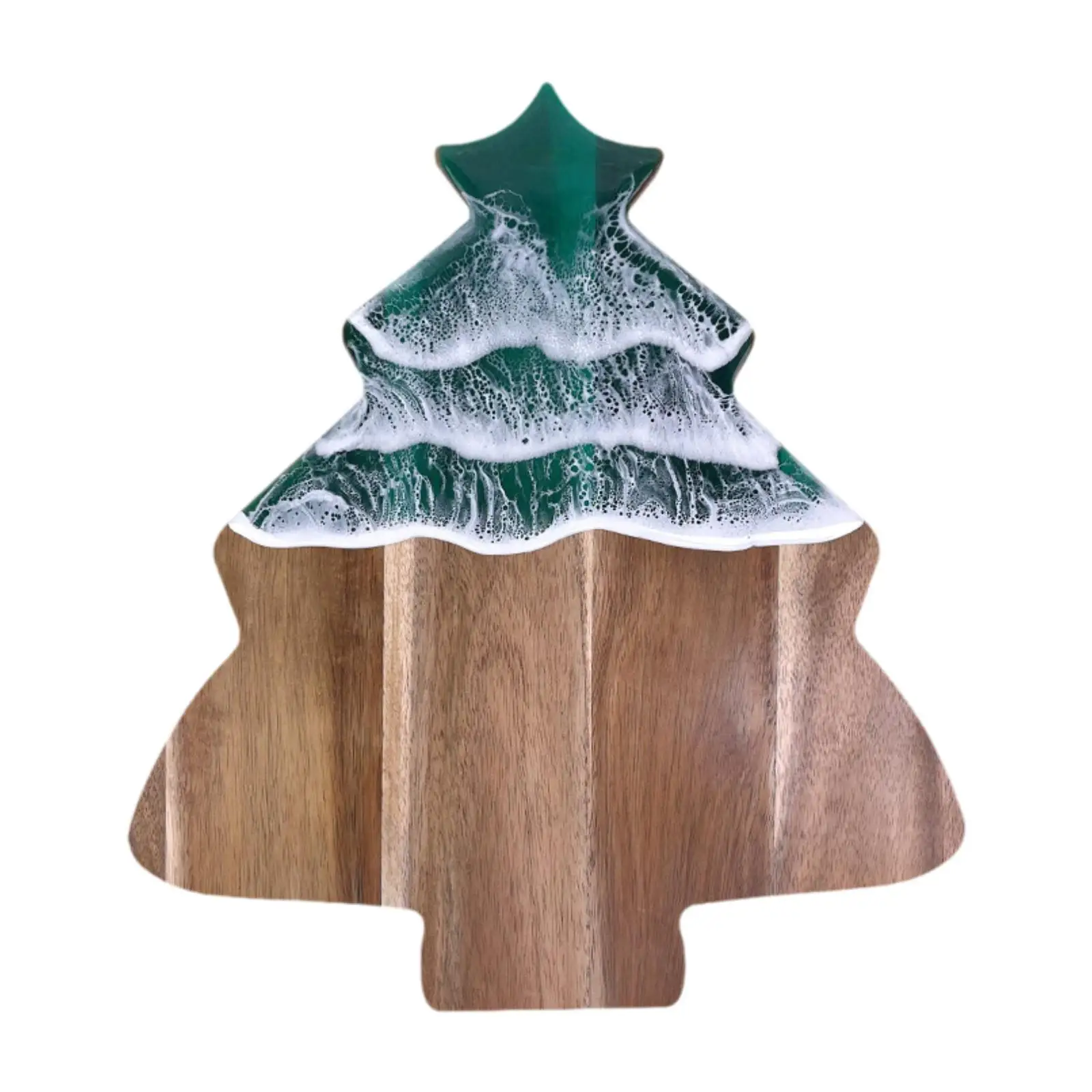 Christmas Tree Serving Board Multipurpose Kitchen Cutting Chopping Board for Wedding Party Holiday Christmas Kitchen Decor