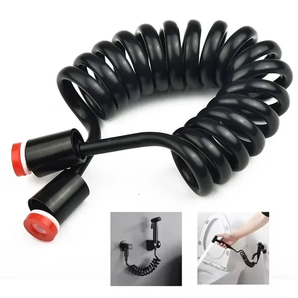 2m Bidet Shower Hose Flexible Retractable Spring Shower Hose Accessory For Bathroom Toilet Spray Accessories