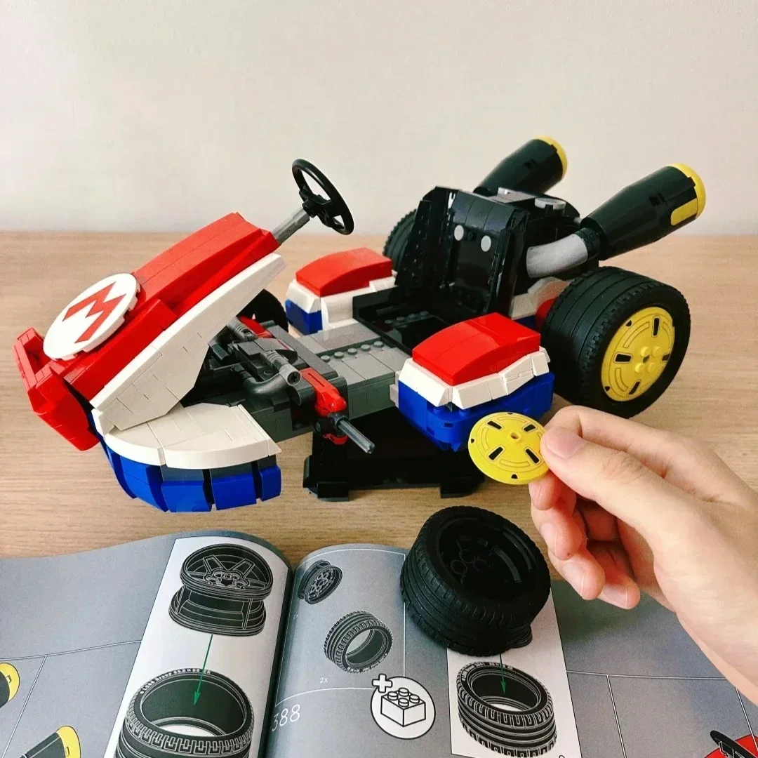

2025 new kart model racing decoration game building block toys adult children boys and girls birthday Christmas gifts