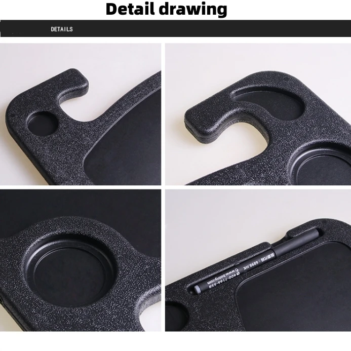 حامل المشروبات العالمي المحمول مع طاولة مكتب متعددة الوظائف دفتر أكل عربة العمل شرب حامل القهوة عجلة توجيه السيارة