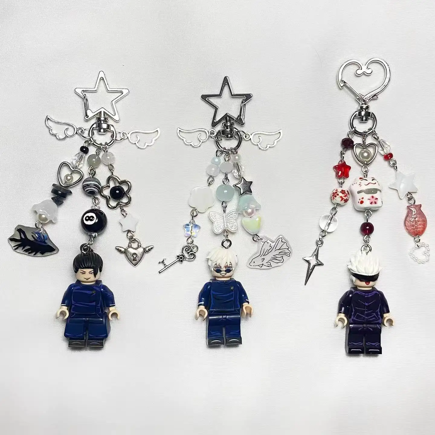 Handmade gojo minifig  LEGO keychains