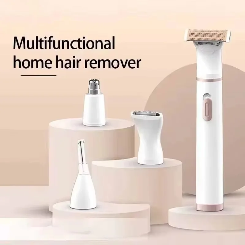 MIJIA 5 in 1 Multifunctional Women Painless Eyebrow Face Trimmer Razor Lady Facial Body Pubic Tummy Hair Trimmer Women