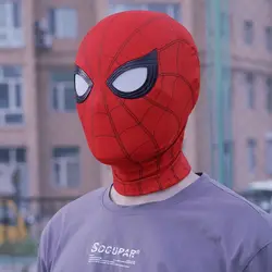 Spider-Man: Homecoming Holland Spiderman Mask with Faceshell & Small Eyes 1:1 3D Handmade Halloween Cosplay Birthday Gift