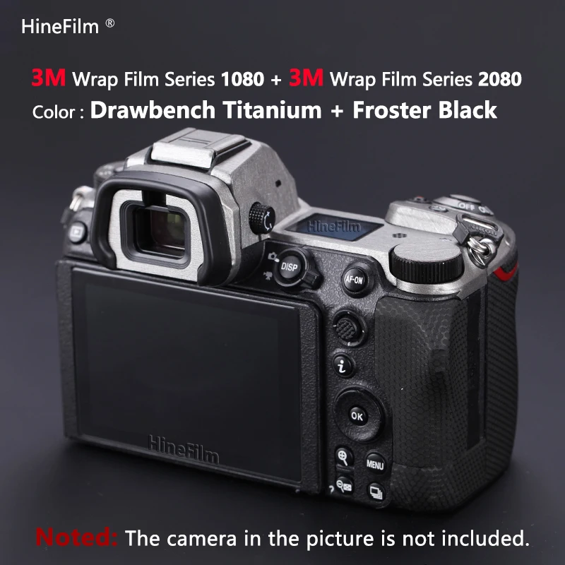HineFilm Skin для Z6II Z7II Camera Decal Skin Премиальная наклейка-пленка для Nikon Z6 II/Z7 II Защитная пленка для камеры Наклейка-чехол