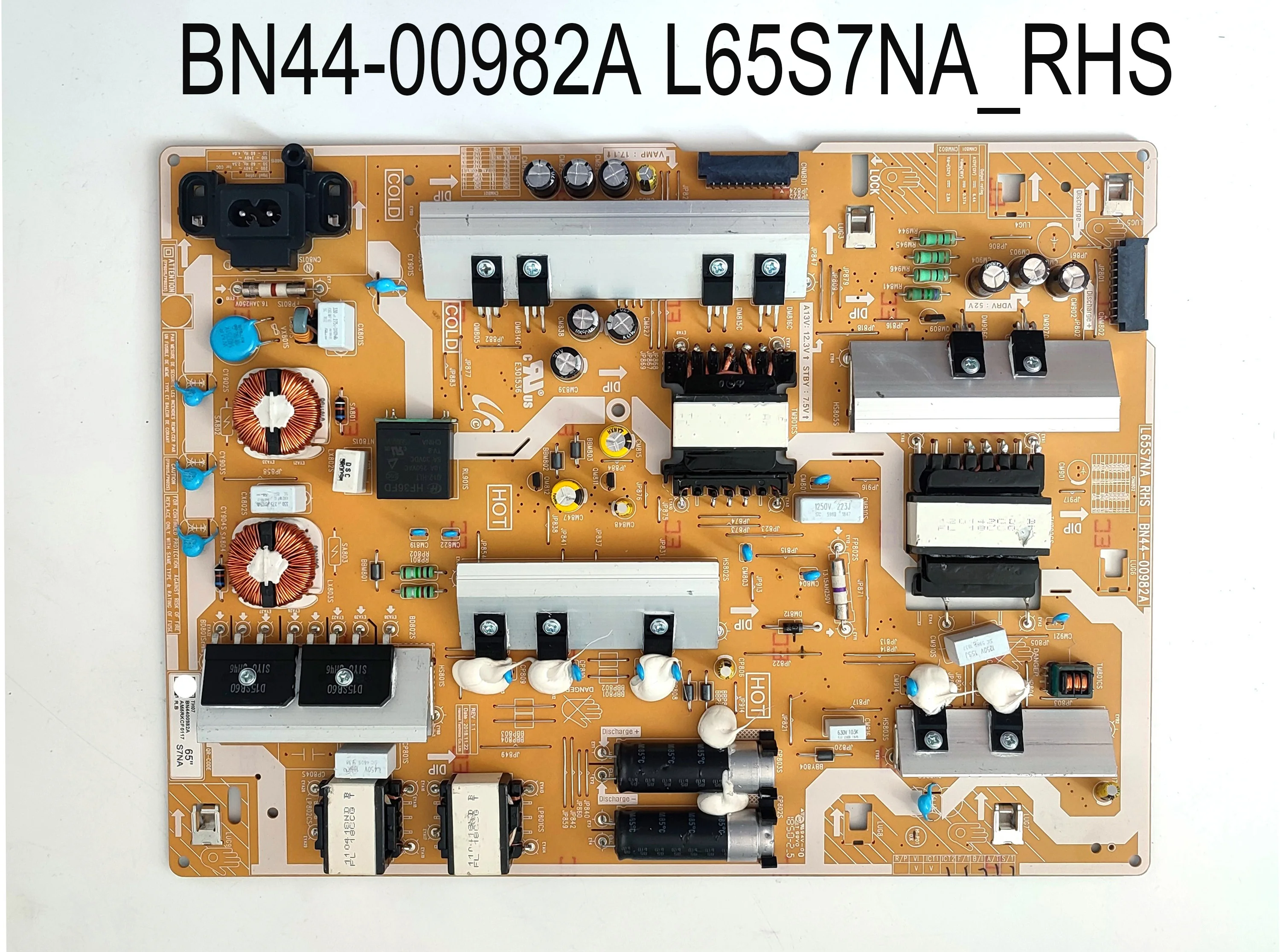 

High Quality BN44-00982A L65S7NA_RHS Power Supply Board is for QN65Q7DRAF QN65Q70RAF QE65Q70RAT QA65Q75RAW GQ65Q70RGT TV parts