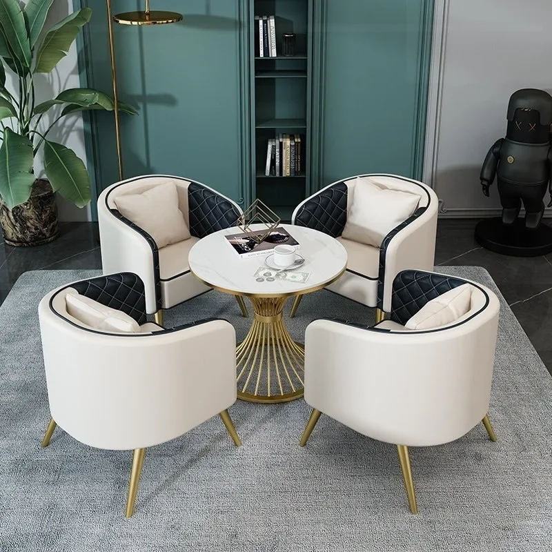 Light Luxury Modern Sales Office Hotel Hotel Single Sofa Chair