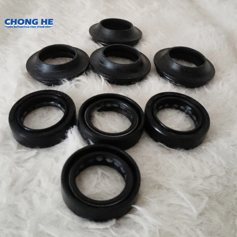 

4pc/8/16pc For Kawasaki AR125 KLX125 KLX110 KX60 KDX80 KLT185 KX80 KLT160 30x42x10.5 Front Fork Damper Oil Seal 30x42 Dust Seal