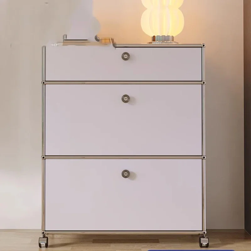 Salon Turnable Shelf Shoe Cabinet White Vertical Wood High Quality Shoe Cabinet Ultra Thin Entertainment Sapateira Salon