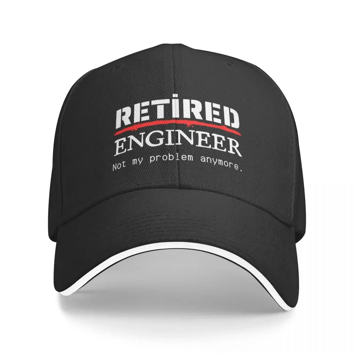 Retired Engineer-not my problem anymore Baseball Cap Hood Military Tactical Cap Girl Men's