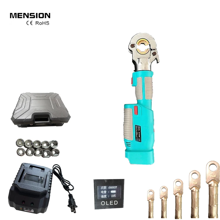 EZ-300B Crimping Kit 16-300mm ² 11 Die Alloy Steel 60KN Aluminum/copper Terminal Crimping Tool Electric Hydraulic Pliers
