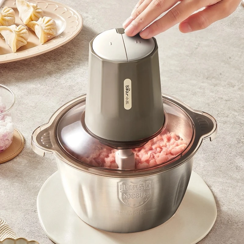 

Bear meat grinder household automatic multi-function cooking machine small electric mixer Electric meat grinder