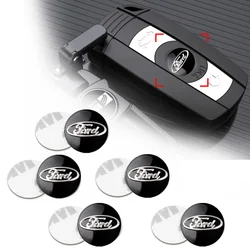 2/5/10PCS 14MM Car Key Shell Stickers Auto Badge Styling Key Remote Fob Decals For Ford Focus Mk2 Fiesta Mk4 Mk7 Ranger Kuga Mk5