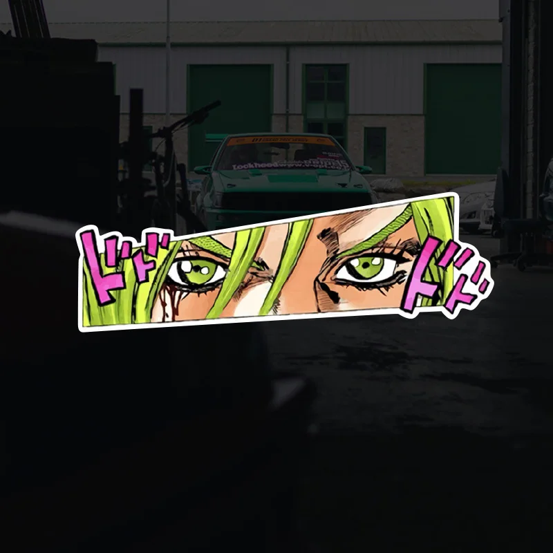 

JDM JOJO Eyes Peering Car Stickers Anime Auto Body Window Glass Creative Decals DIY Bumper Decoration Accesorios Para Vehículos