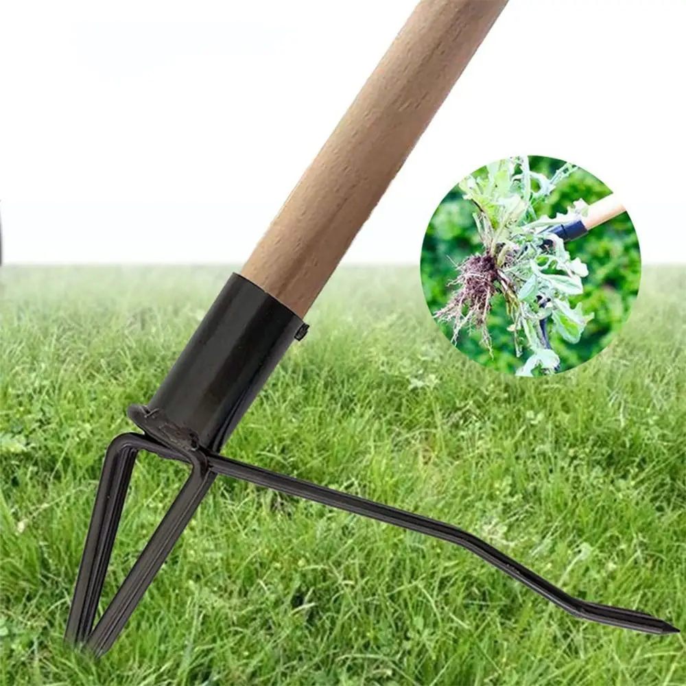 

Convenient Stainless Steel Weed Puller Tool Stand Up No Bending Weed Remover Garden Tools Manual Weeding Shovel for Outdoor