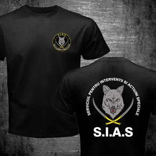 Romanian Special Task Force SIAS Men T-Shirt Short Sleeve Casual Cotton O-Neck T Shirt Size S-3XL