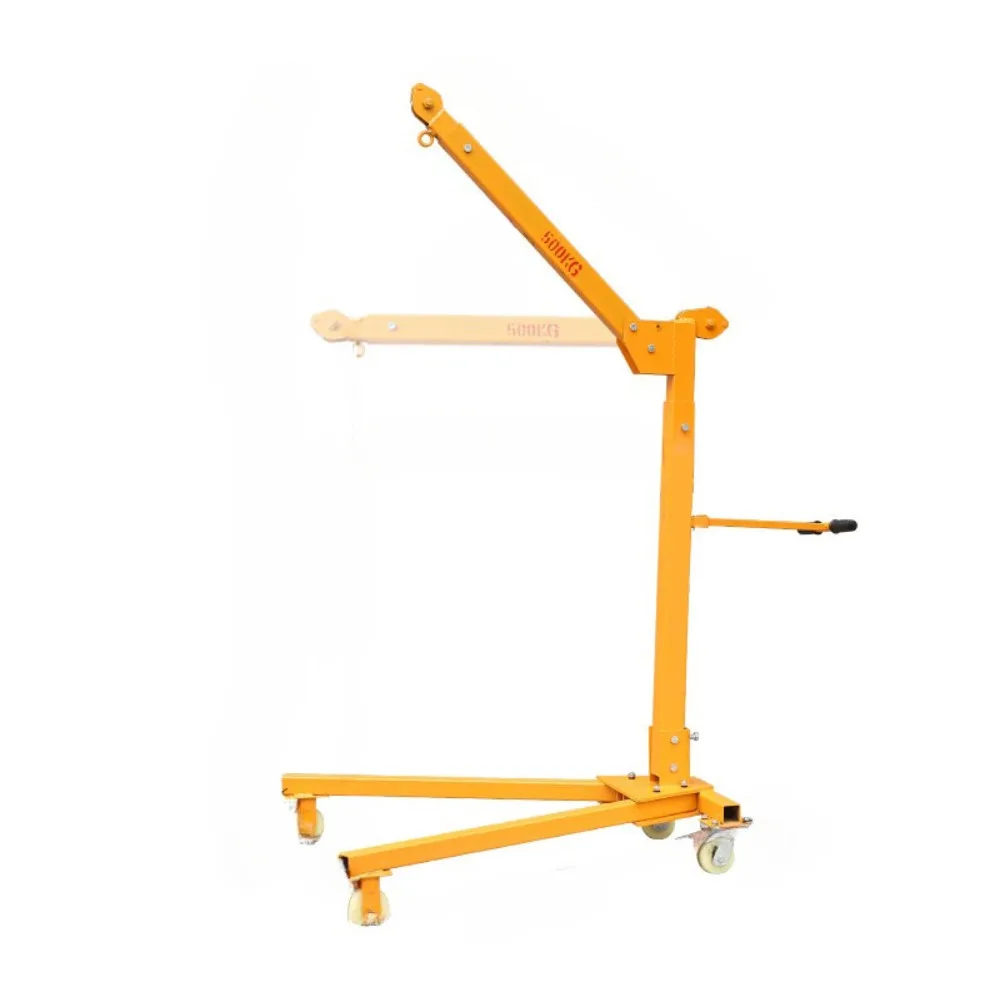 hand crank household electric lifting hoist Portable small crane folding