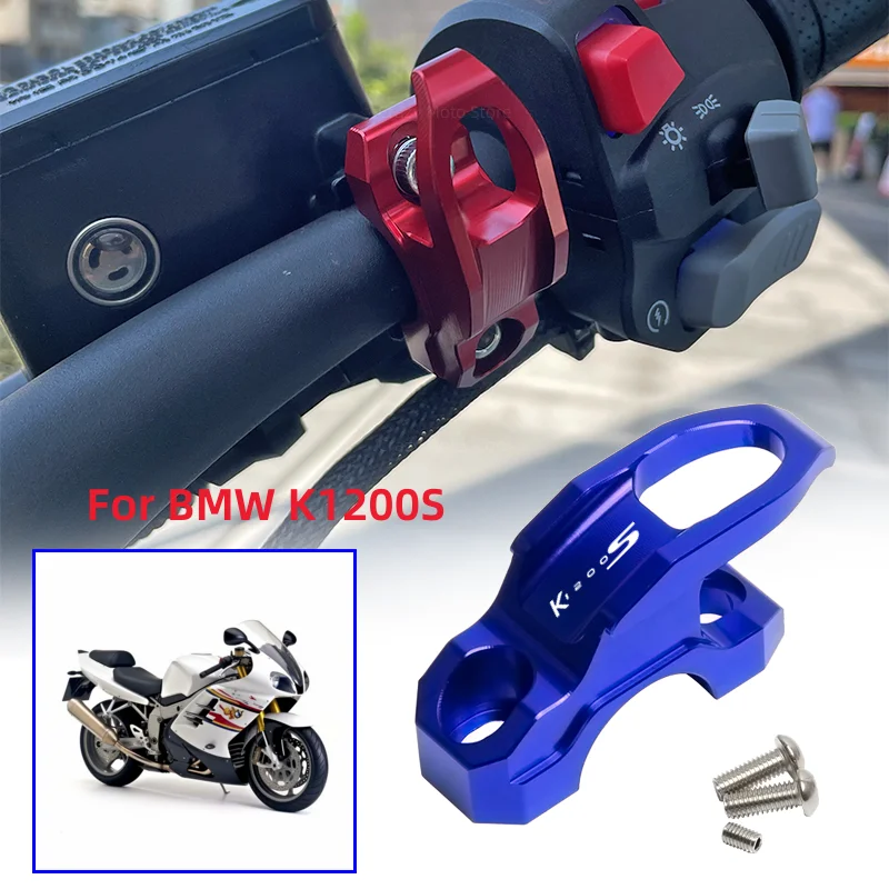 For BMW K1200S K1200 K 1200S 2003-2009 2008 2007 Motorcycle Brake Master Cylinder Bracket Bag Luggage Clamp Holder Helmet Hook