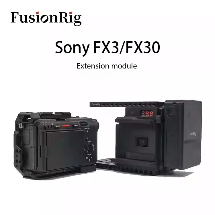 FusionRig For Sony FX3/FX30 Camera Cage Expansion Module cineback