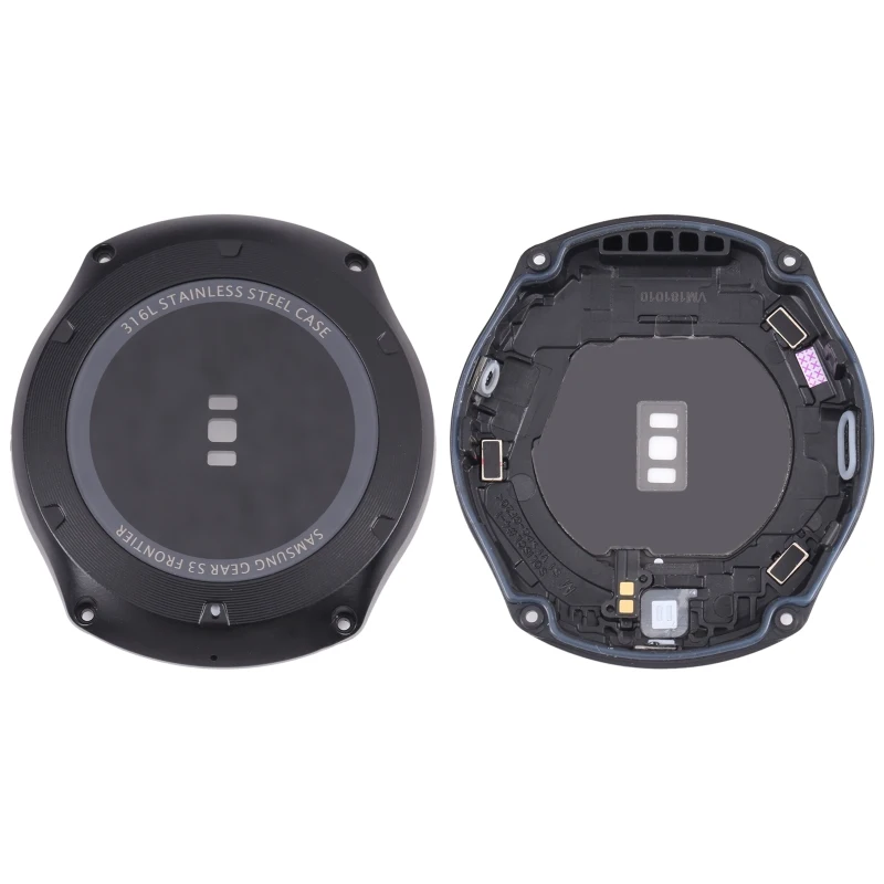 

Rear Housing Cover for Samsung Gear S3 Frontier SM-R760 with Glass Lens Watch Rear Housing Case Replacement