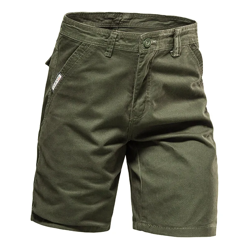 

2025 Summer Casual Shorts Men Fashion Mens Bermuda Shorts Cotton Slim Masculina Beach Shorts Joggers Trousers Knee Length Short