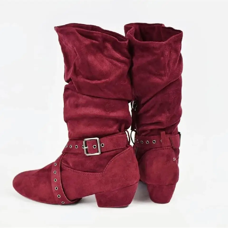 NONE Wedopus Western-Tanzstiefel mit individuellem Absatz, urbane Stufe, schwarze Stiefel zum Tanzen von Damen, Wildledersohle, Cowboystiefel, Tanz 8