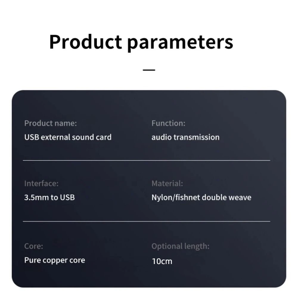 USB إلى 3.5 مللي متر محول سماعة الرأس عالية الدقة الصوت سماعة محول صغير محمول سماعة سلكية محول لسماعات الرأس/الهاتف